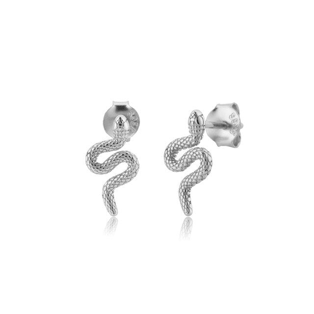 Pendientes Mamba Plata