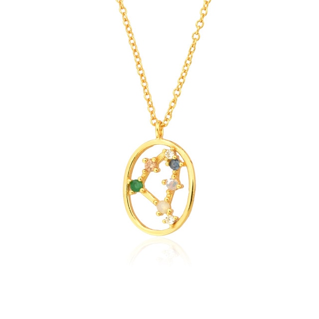 Colorful Zodiac Necklace 