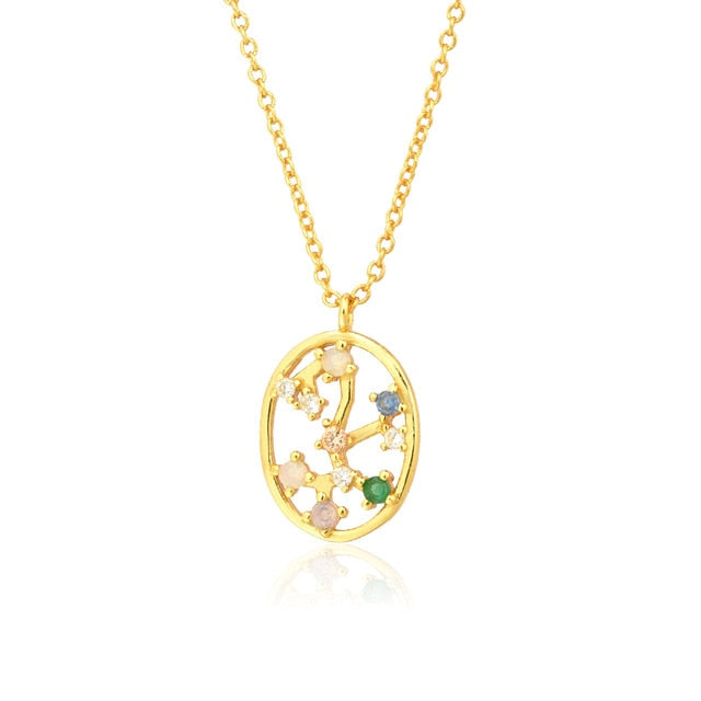 Colorful Zodiac Necklace 