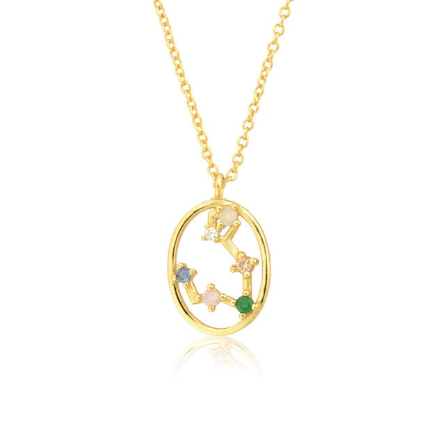 Colorful Zodiac Necklace 