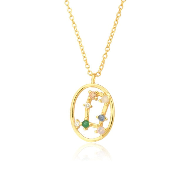 Colorful Zodiac Necklace 
