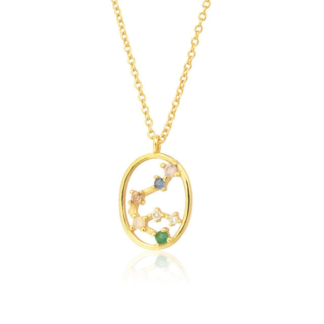 Colorful Zodiac Necklace 