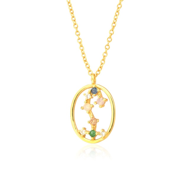 Colorful Zodiac Necklace 