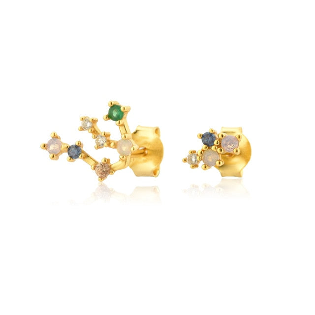 Colorful Zodiac Earrings 