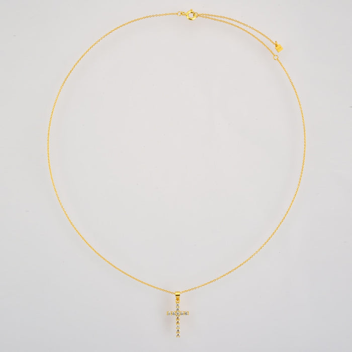 Big Winter Cross Necklace 