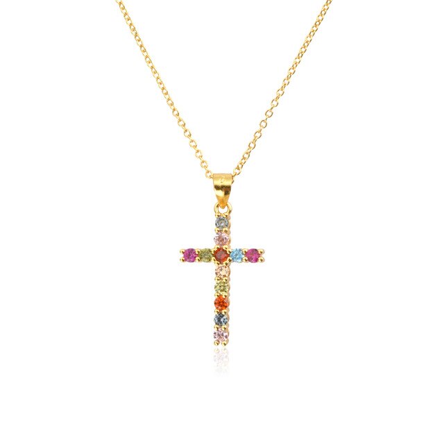 Big Spring Cross Necklace 