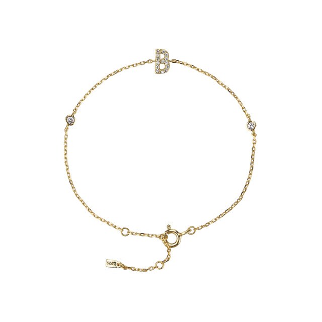 Initial Shiny Bracelet 