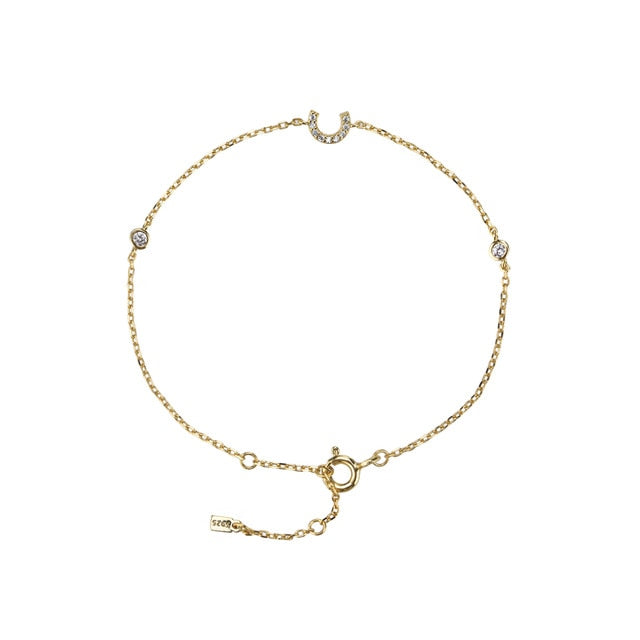 Initial Shiny Bracelet 