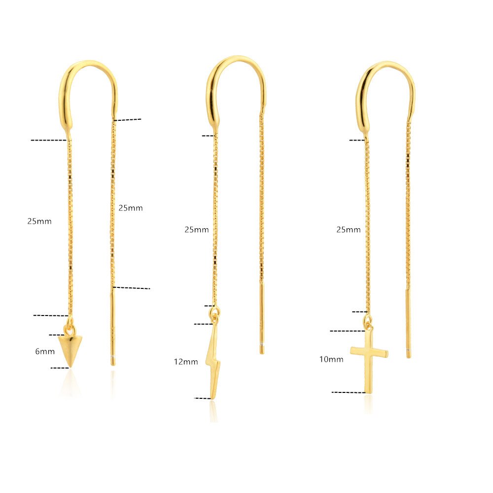 Vann Lightning Gold Earring 