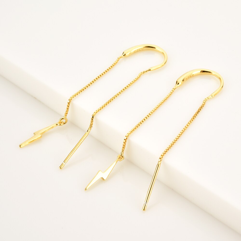 Vann Lightning Gold Earrings 