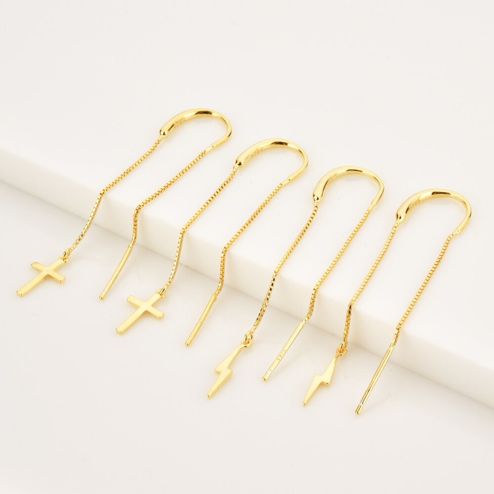 Vann Lightning Gold Earring 