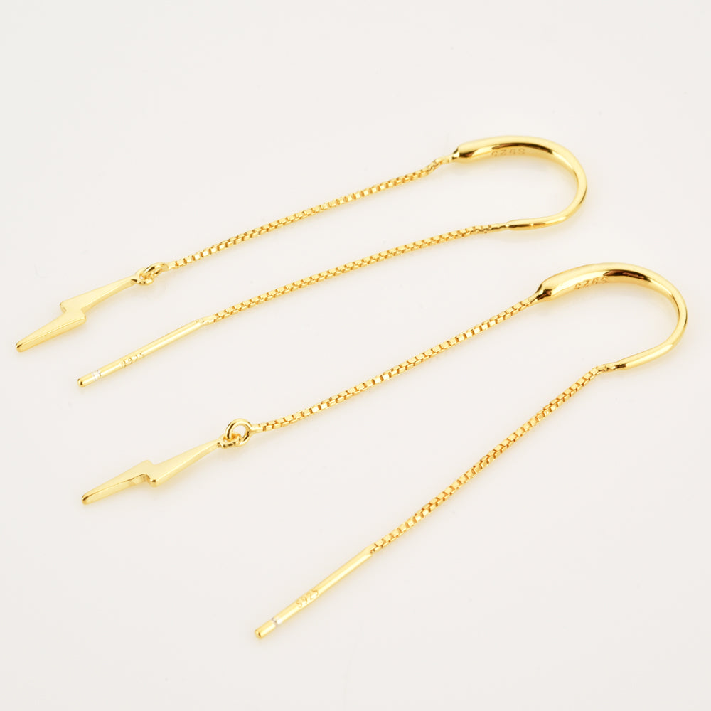 Vann Lightning Gold Earrings 