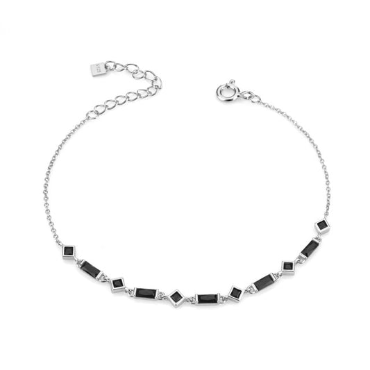 Kat Black Silver Bracelet 