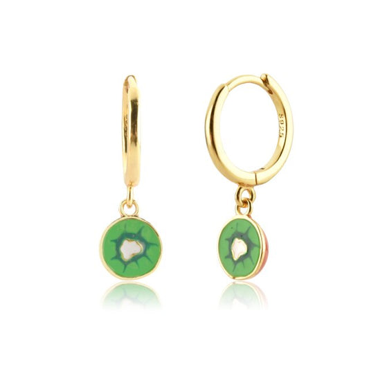 Kiwi Gold Earrings 