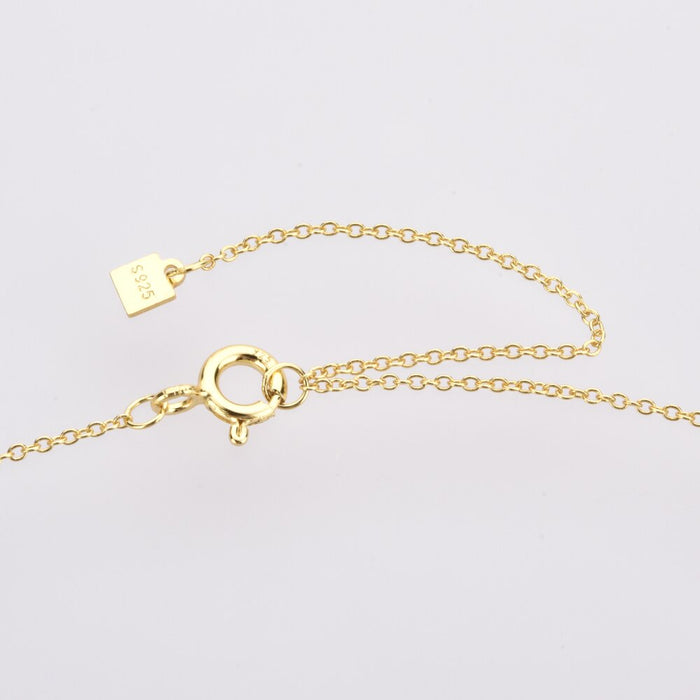 Collana con iniziale a molla