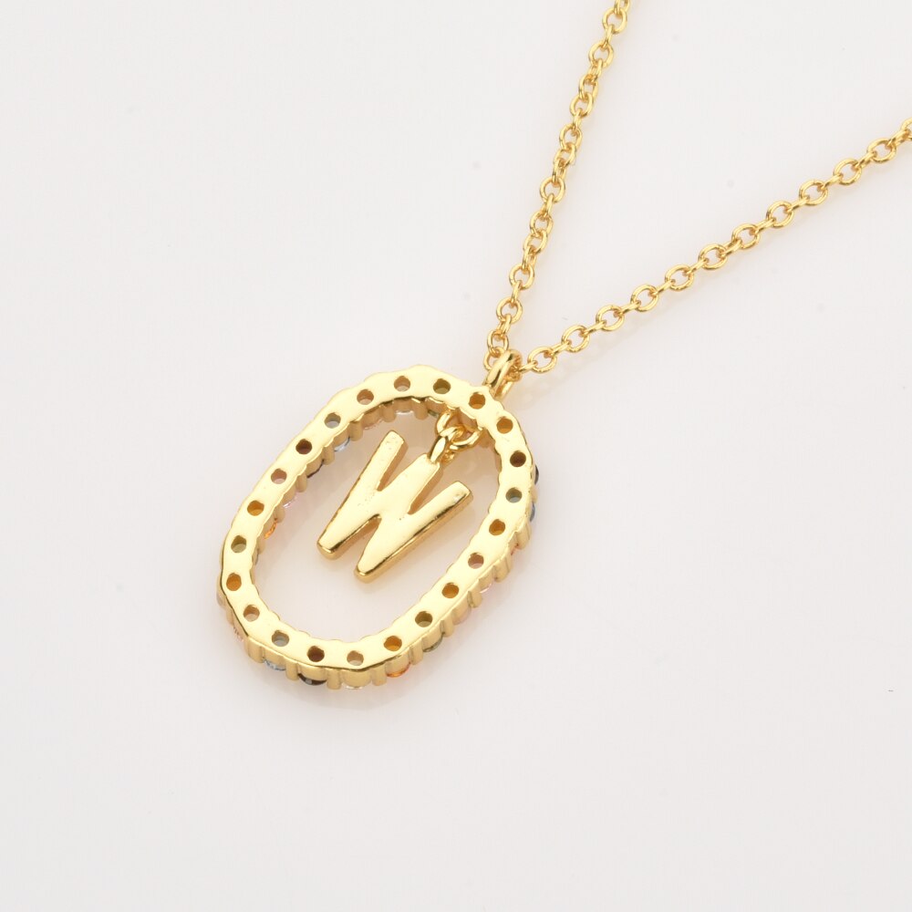 Initial Spring Necklace 