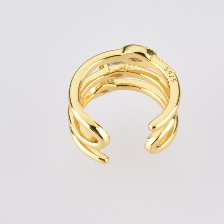 Ear Cuff Krishna Silver 