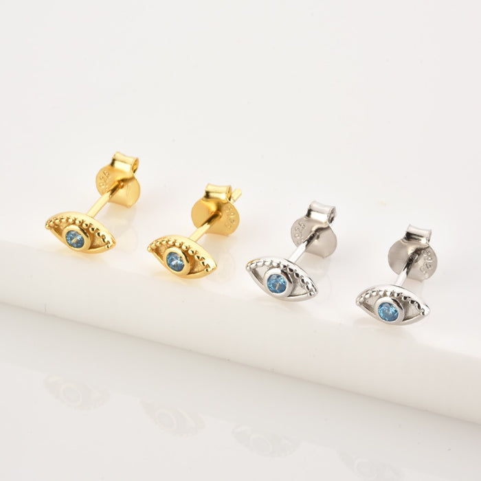 Silver Krishna Eye Earrings 