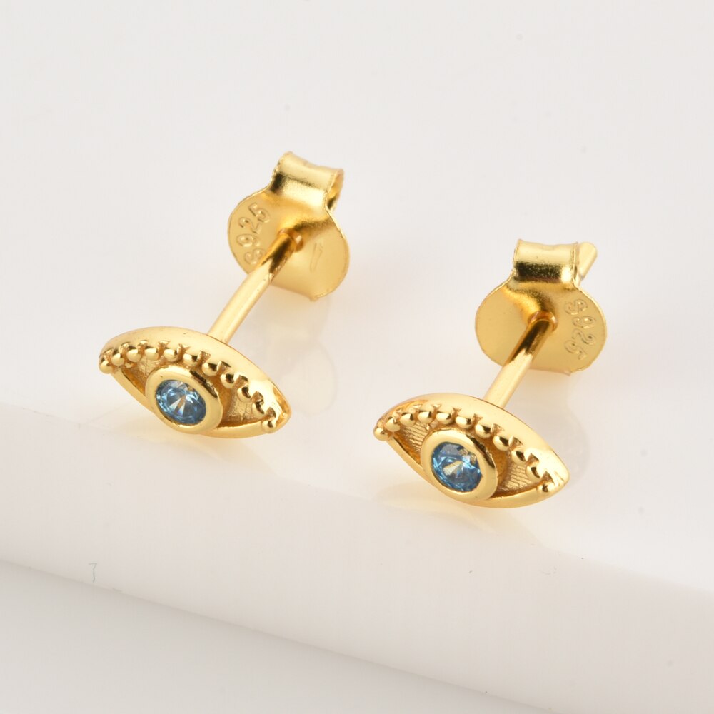 Krishna Eye Gold Earrings 