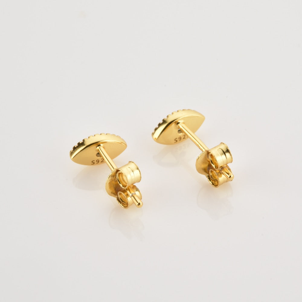 Krishna Eye Gold Earrings 