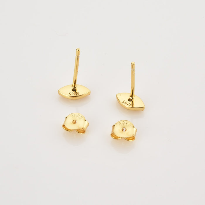 Silver Krishna Eye Earrings 