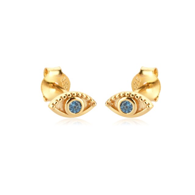 Krishna Eye Gold Earrings 