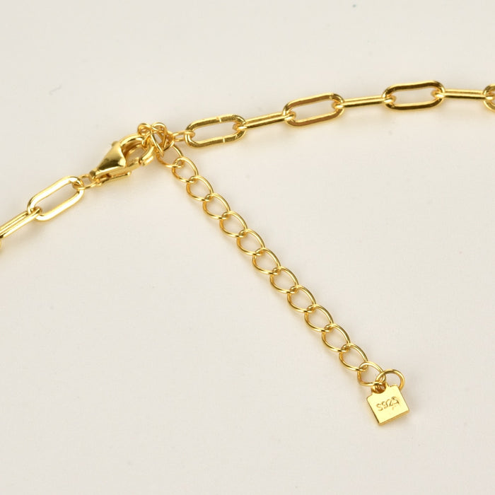 Gold Small Links Necklace 