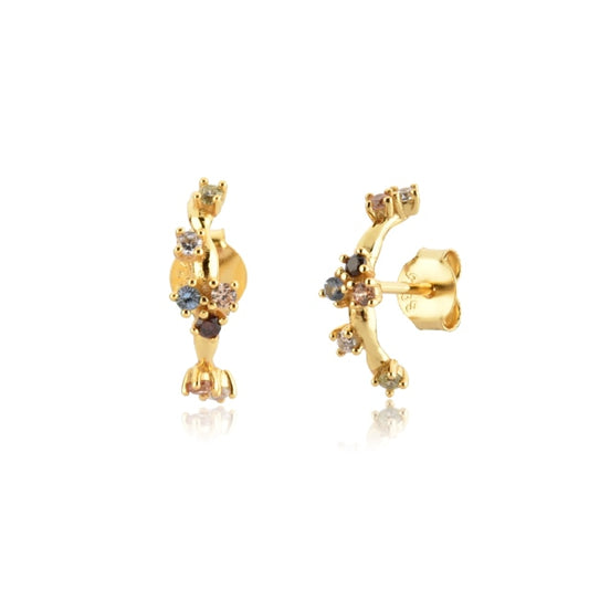 Mini Gant Gold Earrings 