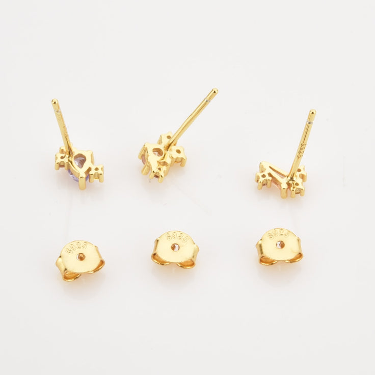 Silver Khep Earrings 