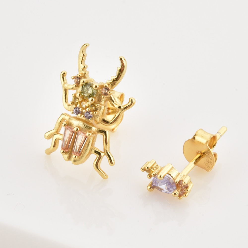 Pendientes Khepri Oro