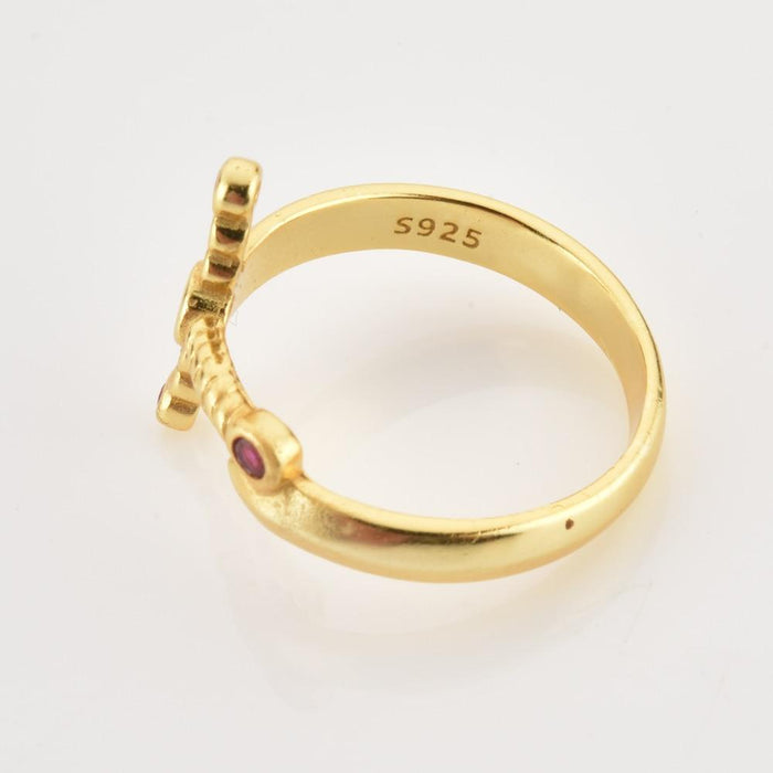 Anello Pink Sword Oro