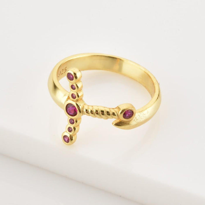 Anello Pink Sword Oro