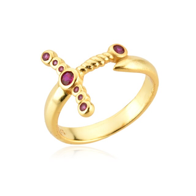 Anello Pink Sword Oro