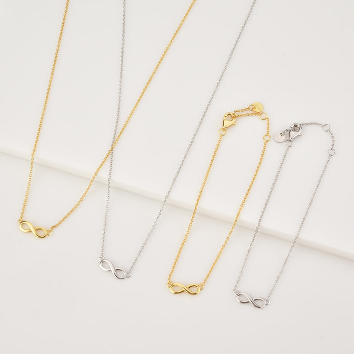 Gold Infinity Bracelet 