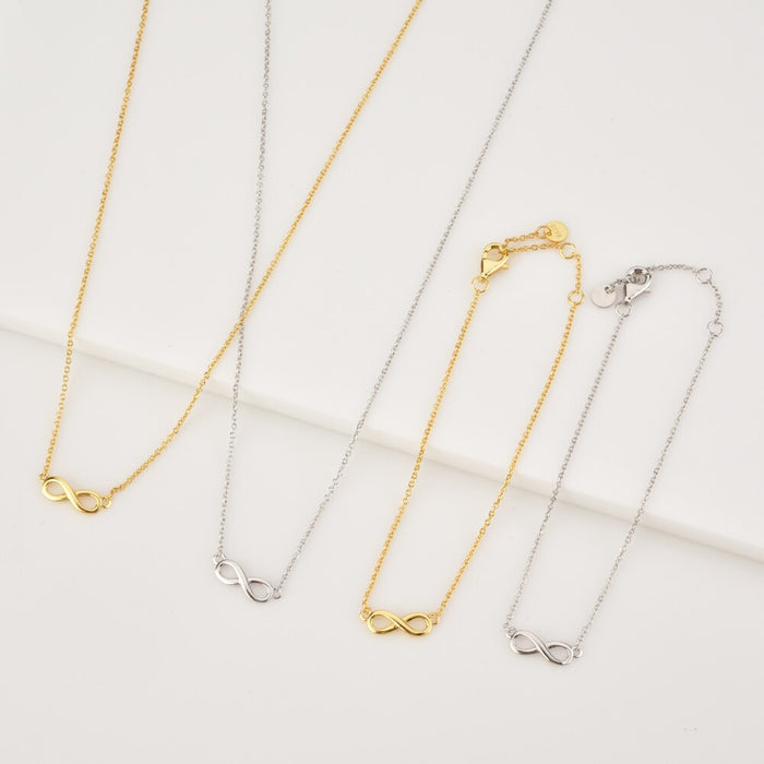 Gold Infinity Necklace 