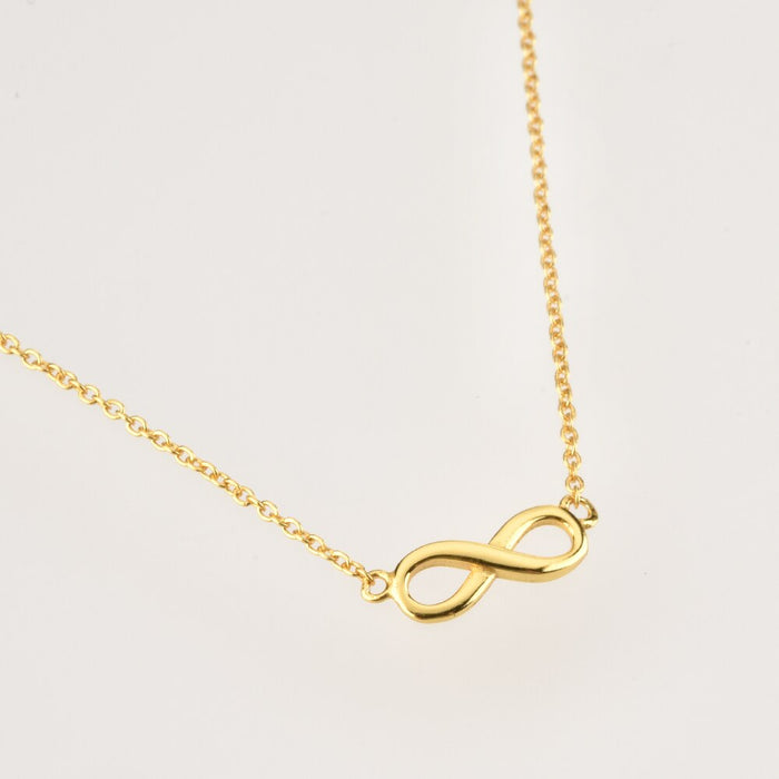Gold Infinity Necklace 