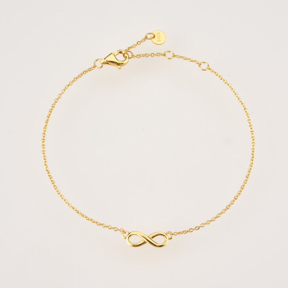 Gold Infinity Bracelet 