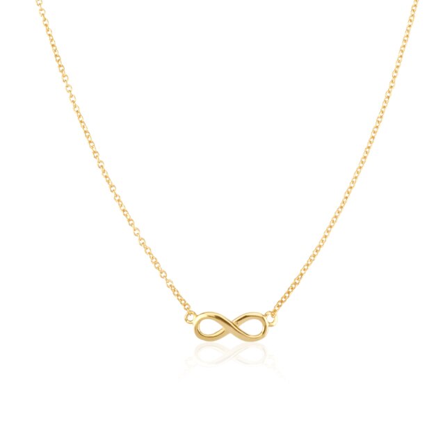 Gold Infinity Necklace 