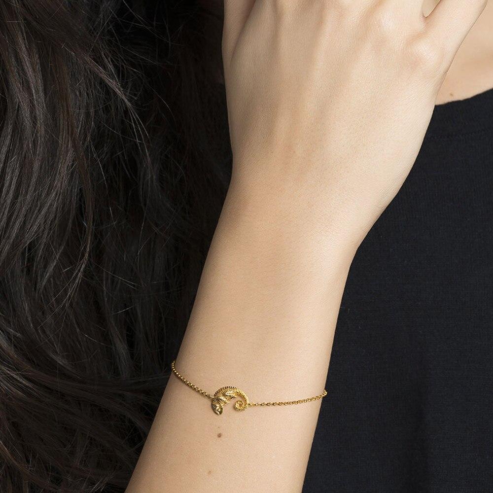 Gold Lizard Bracelet 