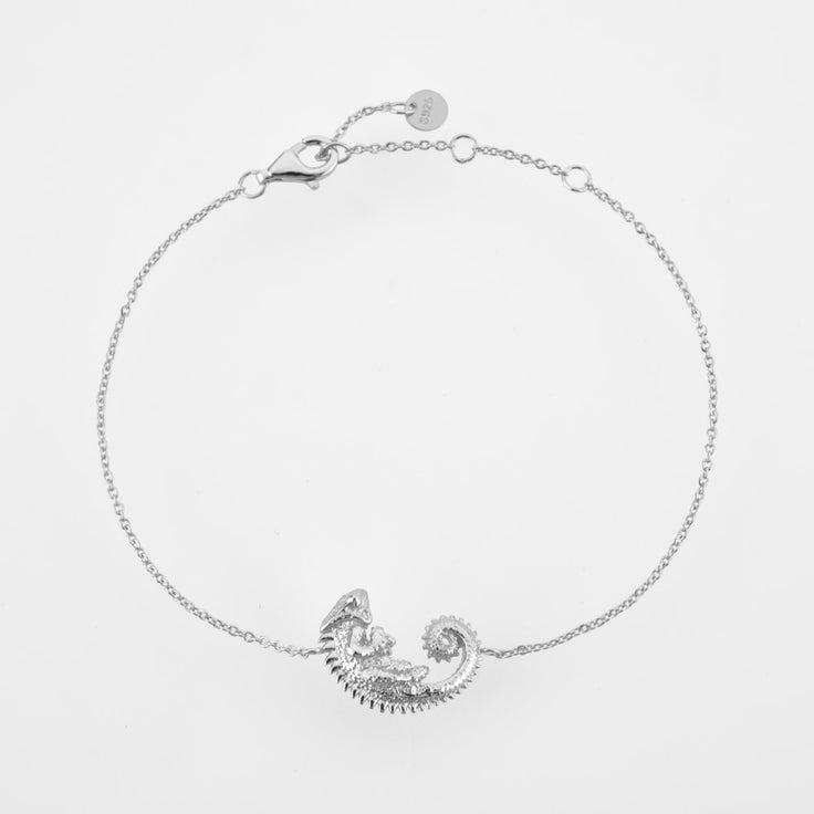 Silver Lizard Bracelet 