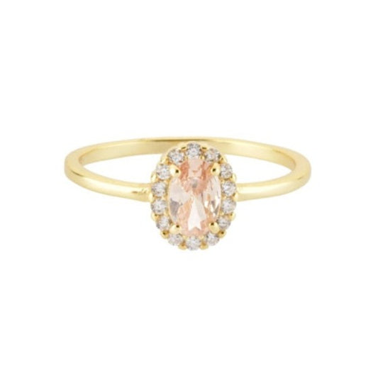 Champagne Oval Ring 