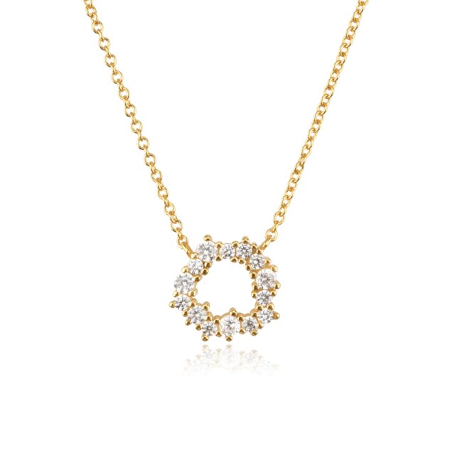 White Cori Necklace 