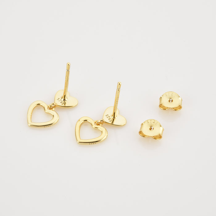 Helena Silver Hoops
