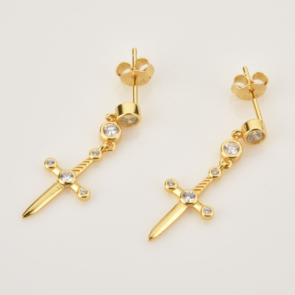 Gold Revenge Earrings