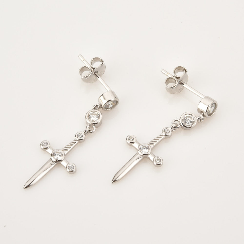 Silver Revenge Earrings