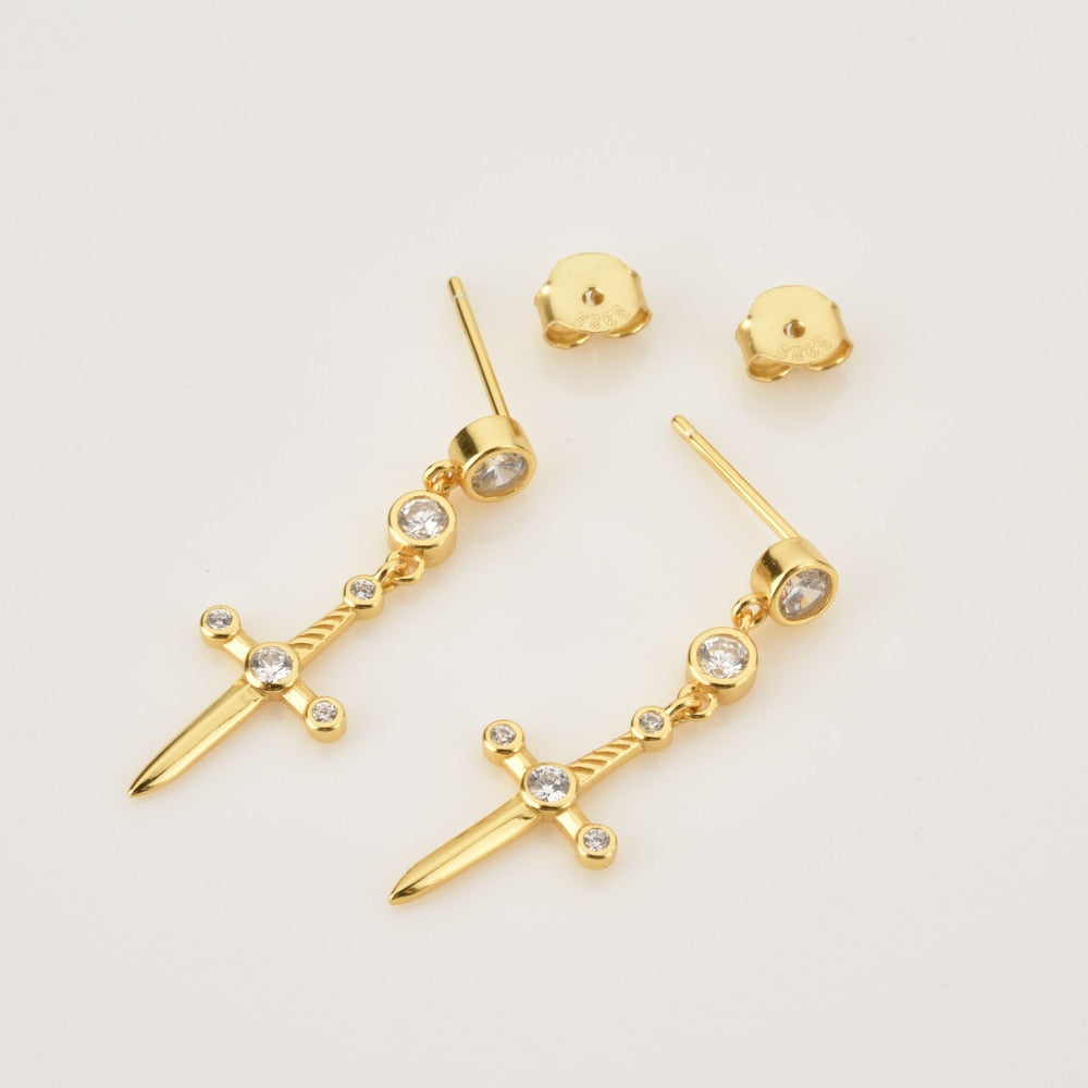 Gold Revenge Earrings