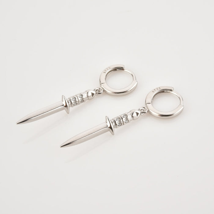 Silver Themis Earrings