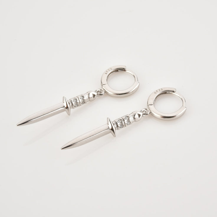 Silver Themis Earrings