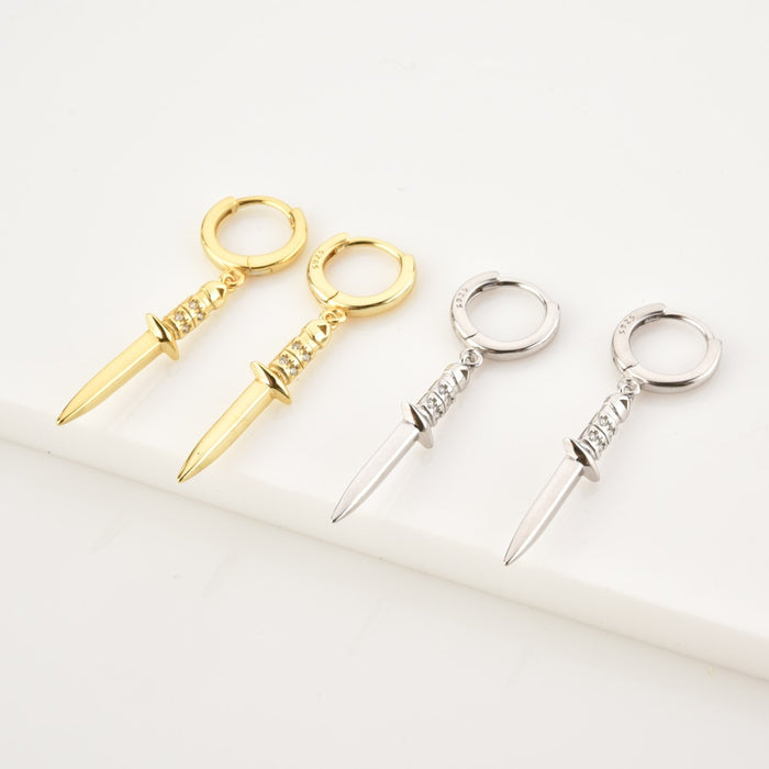Silver Themis Earrings