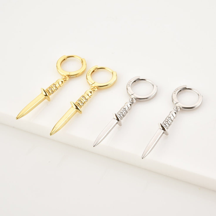 Silver Themis Earrings